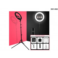 Ring light LED cu trepied de 210 cm - D01 / D02