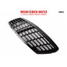 Grilă frontală AMG neagră lucioasă pentru Mercedes E W211 02-05 - DM60 - Изображение 3