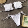 Costum de baie alb cu efect de push - W0702 - Изображение 2
