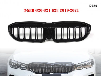 Grile duble negre M3 M pentru BMW G20 G21 G28 - DB59