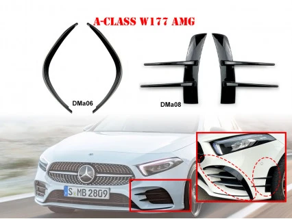Accesorii tuning bara frontală pentru Mercedes AMG A W177- DMa06 DMa08