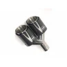 Tipsuri de evacuare Akrapovic duble din carbon - Ed41-Ed44 - Изображение 1