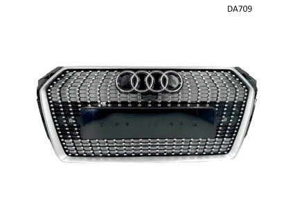 Grila fata pentru Audi A4 B9 2016-2019 Diamond Chrome - DA709 - Sellzone.bg Grila fata pentru Audi A4 B9 2016-2019 Diamond Chrome - DA709