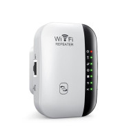 Amplificator de internet WiFi alb repetitor cu 7 lumini – DD415 - Sellzone.bg Amplificator de internet WiFi alb repetitor cu 7 lumini – DD415