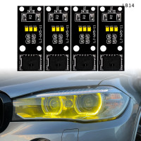 CSL Lumini angel eyes galbene DRL cip pentru BMW X5 F15 X6 F16 2014-2018 - LB14 - Sellzone.bg CSL Lumini angel eyes galbene DRL cip pentru BMW X5 F15 X6 F16 2014-2018 - LB14