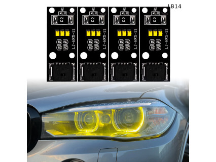 CSL Lumini angel eyes galbene DRL cip pentru BMW X5 F15 X6 F16 2014-2018 - LB14 - Sellzone.bg CSL Lumini angel eyes galbene DRL cip pentru BMW X5 F15 X6 F16 2014-2018 - LB14