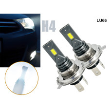 Lumini LED H4 12V/24V Becuri auto 6500K 1200LM Chips COB - LU66 - Sellzone.bg Lumini LED H4 12V/24V Becuri auto 6500K 1200LM Chips COB - LU66