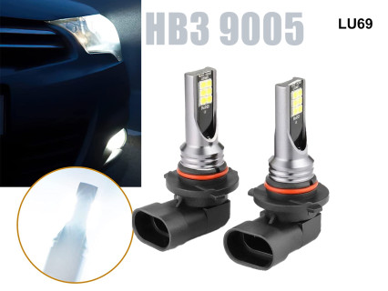 HB3 9005 Lumini LED 12V/24V Becuri auto 6500K 1200LM Chips COB- LU69