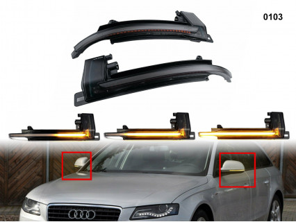 Semnalizatoare oglinzi de rulare pentru Audi A4 B8 A5 A6 - 0103 - Sellzone.bg Semnalizatoare oglinzi de rulare pentru Audi A4 B8 A5 A6 - 0103