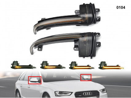 Semnalizatoare de rulare oglindă pentru Audi A4 A5 - 0104 - Sellzone.bg Semnalizatoare de rulare oglindă pentru Audi A4 A5 - 0104