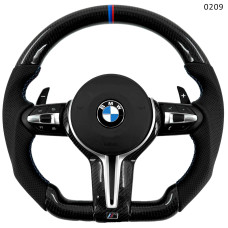 Volan din carbon cu fire colorate BMW 5 6 7 F seria M sport - 0209 - Sellzone.bg Volan din carbon cu fire colorate BMW 5 6 7 F seria M sport - 0209