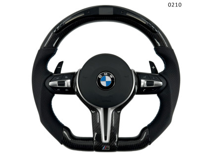 Volan sport M din carbon cu afișaj LED BMW 5 F10 6 F12 7 Seria F01 - 0210 - Sellzone.bg Volan sport M din carbon cu afișaj LED BMW 5 F10 6 F12 7 Seria F01 - 0210