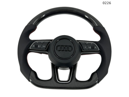 Volan sport din carbon tăiat AUDI A3 A4 A5 A6 A7 A8 Q3 Q5 Q7 Q8 - 0226 - Sellzone.bg Volan sport din carbon tăiat AUDI A3 A4 A5 A6 A7 A8 Q3 Q5 Q7 Q8 - 0226