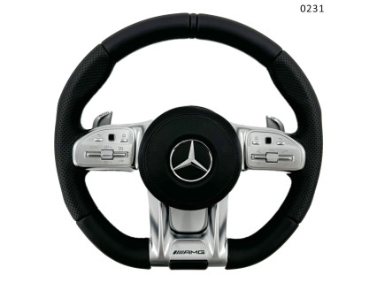 Volan sport AMG piele nappa Mercedes A B C CLA CLS E G GLC GLS GLE - 0231 - Sellzone.bg Volan sport AMG piele nappa Mercedes A B C CLA CLS E G GLC GLS GLE - 0231