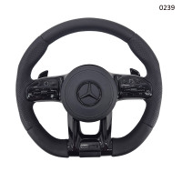 Volan sport din piele AMG pentru Mercedes C, CLA, CLS, E, G, GLC, GLS, GLE Old touch negru - 0239 - Sellzone.bg Volan sport din piele AMG pentru Mercedes C, CLA, CLS, E, G, GLC, GLS, GLE Old touch negru - 0239