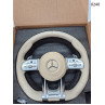 Volan sport din piele AMG pentru Mercedes C, CLA, CLS, E, G, GLC, GLS, GLE Old touch bej - 0240 - Изображение 5 - Sellzone.bg Volan sport din piele AMG pentru Mercedes C, CLA, CLS, E, G, GLC, GLS, GLE Old touch bej - 0240 - Изображение 5