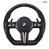 Volan negru din fibră de carbon pentru BMW seria 5, 6, 7 F M Sport - 0246 - Sellzone.bg Volan negru din fibră de carbon pentru BMW seria 5, 6, 7 F M Sport - 0246
