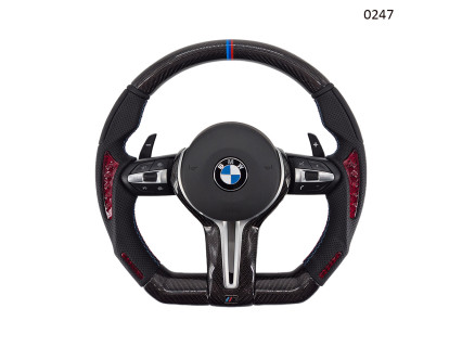 Volan carbon roșu și negru pentru BMW seria F 1 3 4 X1 X3 X4 X5 X6 M sport - 0247 - Sellzone.bg Volan carbon roșu și negru pentru BMW seria F 1 3 4 X1 X3 X4 X5 X6 M sport - 0247