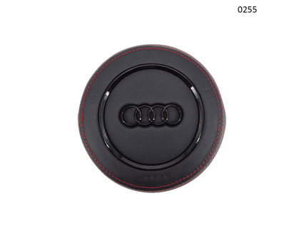 Husă airbag volan Audi 2012-2015 cu cusături roșii - 0255 - Sellzone.bg Husă airbag volan Audi 2012-2015 cu cusături roșii - 0255