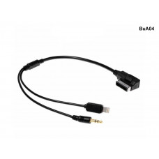 Cablu AUX 3.5mm Apple iPhone AMI MMI pentru Audi VW - BuA04  - Sellzone.bg Cablu AUX 3.5mm Apple iPhone AMI MMI pentru Audi VW - BuA04
