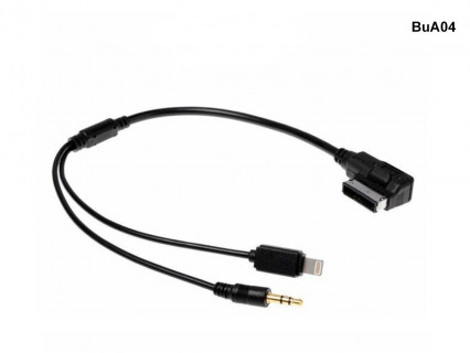 Cablu AUX 3.5mm Apple iPhone AMI MMI pentru Audi VW - BuA04 - Sellzone.bg Cablu AUX 3.5mm Apple iPhone AMI MMI pentru Audi VW - BuA04
