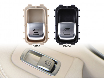 Butoane pentru geamuri electrice cu două culori pentru Mercedes C W205 GLC X253 W253 S W222 E W213  - BM34 BM35 - Sellzone.bg Butoane pentru geamuri electrice cu două culori pentru Mercedes C W205 GLC X253 W253 S W222 E W213  - BM34 BM35