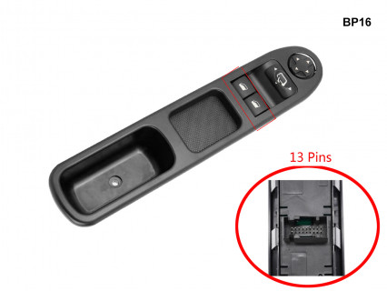 Comsolă geamuri electrice pentru Peugeot 207 CC - BP16 - Sellzone.bg Comsolă geamuri electrice pentru Peugeot 207 CC - BP16