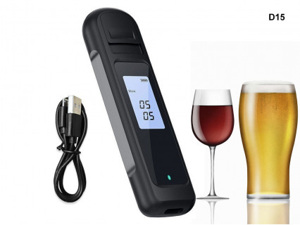 Tester digital reîncărcabil pentru alcool - D15 - Sellzone.bg Tester digital reîncărcabil pentru alcool - D15