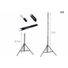 Sistem de fundal telescopic pentru studio foto 2x2m - D24 - Изображение 3 - Sellzone.bg Sistem de fundal telescopic pentru studio foto 2x2m - D24 - Изображение 3