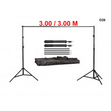 Sistem de fundal pliabil si practic pentru studio fotografic 3mx3m - D26 - Sellzone.bg Sistem de fundal pliabil si practic pentru studio fotografic 3mx3m - D26