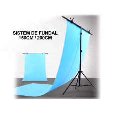 Sistem de fundal pentru studio foto 1.5x2m - D27 - Sellzone.bg Sistem de fundal pentru studio foto 1.5x2m - D27