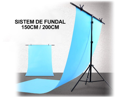Sistem de fundal pentru studio foto 1.5x2m - D27 - Sellzone.bg Sistem de fundal pentru studio foto 1.5x2m - D27