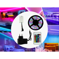 Bandă multicoloră LED cu o lungime de 5 metri - D54 - Sellzone.bg Bandă multicoloră LED cu o lungime de 5 metri - D54
