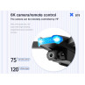 Mini dronă pliabilă cu funcție GPS KK18 de înaltă calitate și cameră duală 6K - D75 - Изображение 4