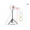 Ring light LED de 14 inchi cu trepied de 210 cm - D80 - Изображение 1 - Sellzone.bg Ring light LED de 14 inchi cu trepied de 210 cm - D80 - Изображение 1