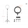 Ring light LED de 18 inchi cu trepied de 210 cm - D81 - Изображение 1 - Sellzone.bg Ring light LED de 18 inchi cu trepied de 210 cm - D81 - Изображение 1