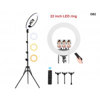 Ring light LED de 22 inch cu trepied de 210 cm - D82 - Sellzone.bg Ring light LED de 22 inch cu trepied de 210 cm - D82