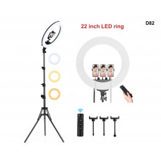 Ring light LED de 22 inch cu trepied de 210 cm - D82 - Sellzone.bg Ring light LED de 22 inch cu trepied de 210 cm - D82