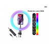 Ring light LED RGB 10 inch cu trepied 210cm și paletă de culori - D83 - Изображение 1 - Sellzone.bg Ring light LED RGB 10 inch cu trepied 210cm și paletă de culori - D83 - Изображение 1