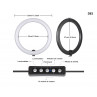 Ring light LED RGB 10 inch cu trepied 210cm și paletă de culori - D83 - Изображение 2 - Sellzone.bg Ring light LED RGB 10 inch cu trepied 210cm și paletă de culori - D83 - Изображение 2
