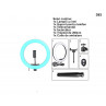 Ring light LED RGB 10 inch cu trepied 210cm și paletă de culori - D83 - Изображение 4 - Sellzone.bg Ring light LED RGB 10 inch cu trepied 210cm și paletă de culori - D83 - Изображение 4