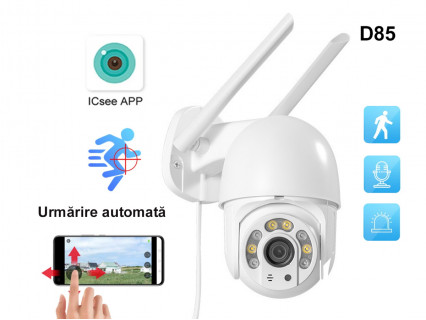 Cameră CCTV ICSEE WIFI 360 de grade - D85 - Sellzone.bg Cameră CCTV ICSEE WIFI 360 de grade - D85