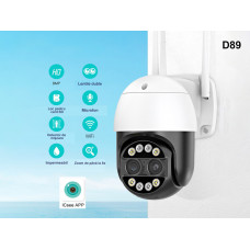 Cameră CCTV ICSEE WIFI cu două lentile - D89 - Sellzone.bg Cameră CCTV ICSEE WIFI cu două lentile - D89