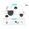 Cameră CCTV ICSEE WIFI cu două lentile - D89 - Изображение 2 - Sellzone.bg Cameră CCTV ICSEE WIFI cu două lentile - D89 - Изображение 2