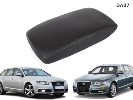 Husă neagră pentru cotieră Audi A6 C6 2004-2011 - DA07 - Sellzone.bg Husă neagră pentru cotieră Audi A6 C6 2004-2011 - DA07
