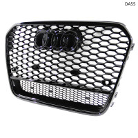 Grilă sport neagră tip RS pentru AUDI A6 C7 12-15 - DA55 - Sellzone.bg Grilă sport neagră tip RS pentru AUDI A6 C7 12-15 - DA55
