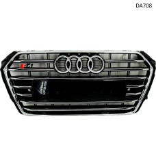Grila fata Sline S4 pentru Audi A4 B9 2016-2019 Cromata - DA708 - Sellzone.bg Grila fata Sline S4 pentru Audi A4 B9 2016-2019 Cromata - DA708