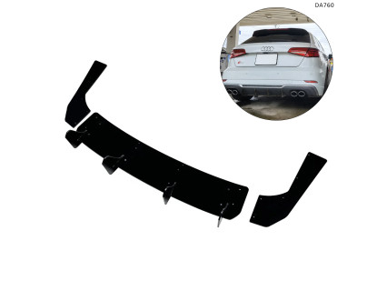 Difuzor bara spate Audi A3 S3 8V Facelift Hatchback 2016-2020 – DA760 - Sellzone.bg Difuzor bara spate Audi A3 S3 8V Facelift Hatchback 2016-2020 – DA760
