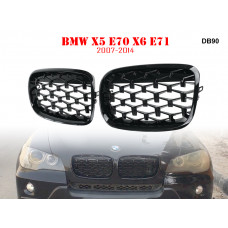 Grilaj negru tip Diamond pentru BMW X5 X6 E70 E71 - DB90 - Sellzone.bg Grilaj negru tip Diamond pentru BMW X5 X6 E70 E71 - DB90