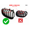 Grile duble sport convexe M pentru BMW E60 E61 seria 5 - DB91 - Изображение 1